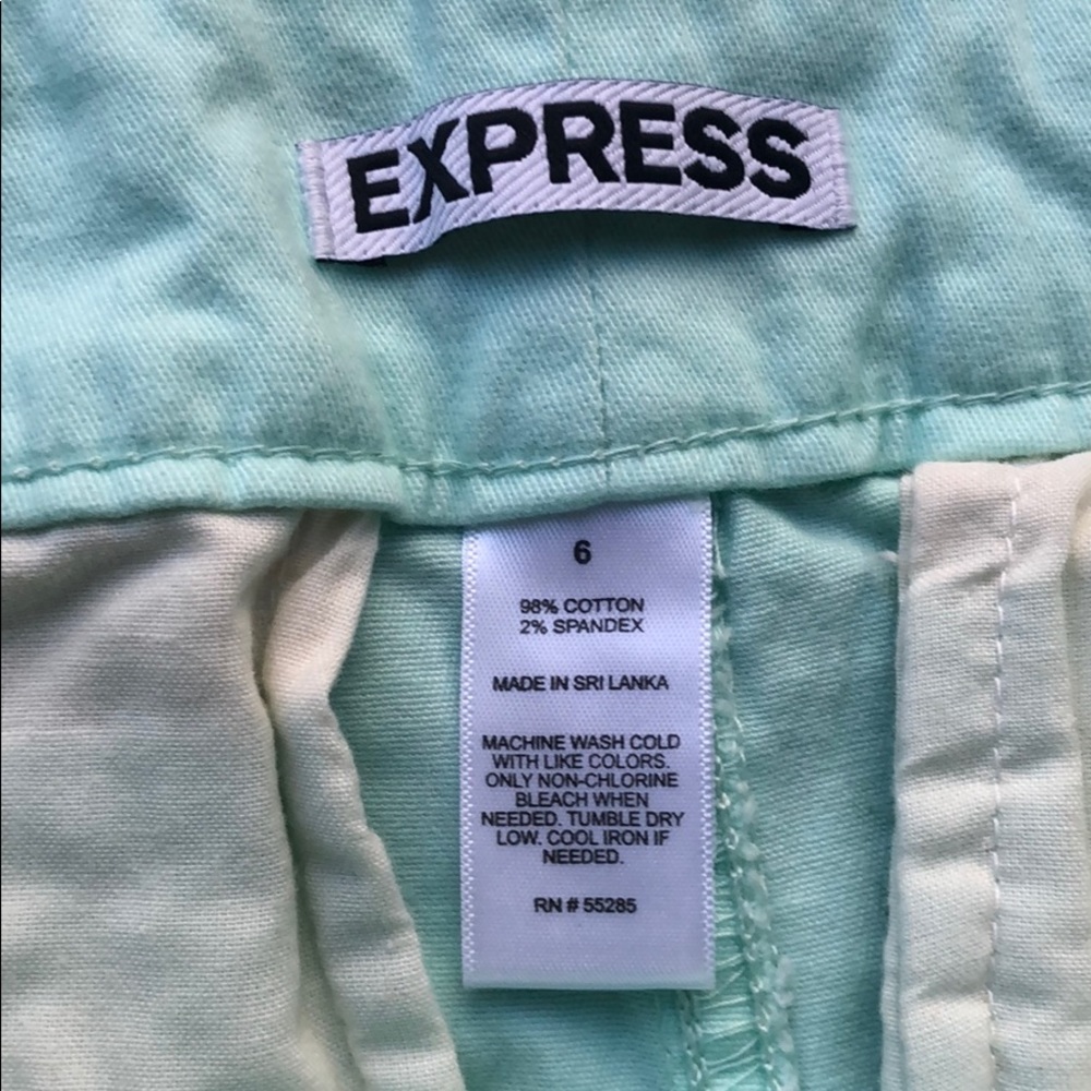 Mint green shorts from Express - Picture 7 of 7
